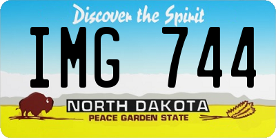 ND license plate IMG744
