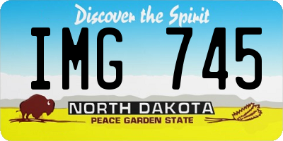 ND license plate IMG745