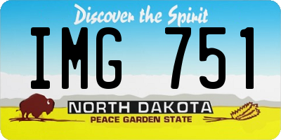 ND license plate IMG751