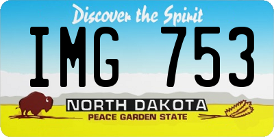 ND license plate IMG753