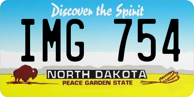 ND license plate IMG754