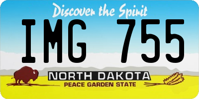 ND license plate IMG755