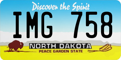 ND license plate IMG758