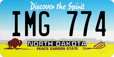 ND license plate IMG774