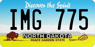 ND license plate IMG775
