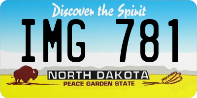 ND license plate IMG781