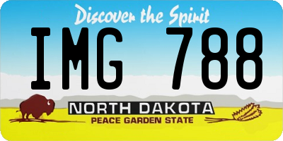 ND license plate IMG788