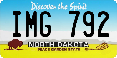 ND license plate IMG792