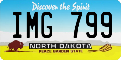 ND license plate IMG799
