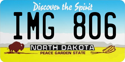 ND license plate IMG806