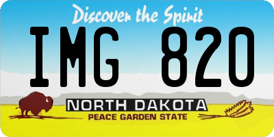 ND license plate IMG820