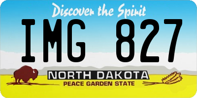 ND license plate IMG827