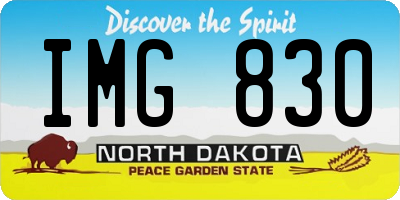 ND license plate IMG830