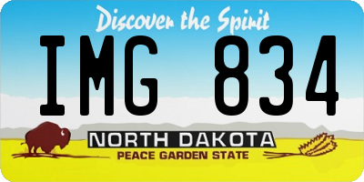 ND license plate IMG834