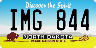 ND license plate IMG844