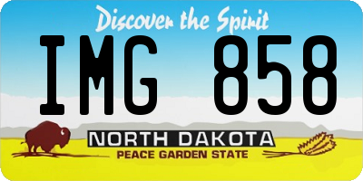 ND license plate IMG858