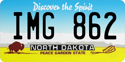 ND license plate IMG862