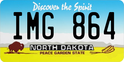 ND license plate IMG864