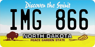ND license plate IMG866