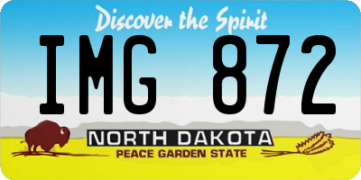 ND license plate IMG872