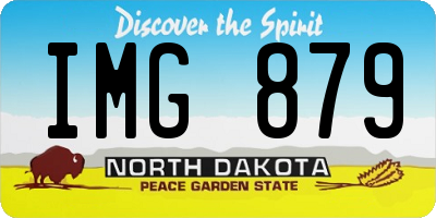 ND license plate IMG879