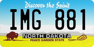 ND license plate IMG881