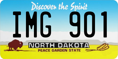 ND license plate IMG901