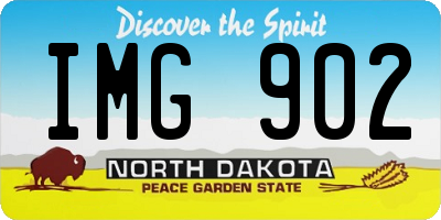 ND license plate IMG902