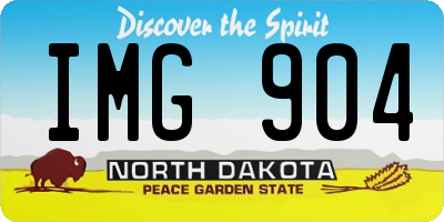 ND license plate IMG904