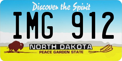 ND license plate IMG912