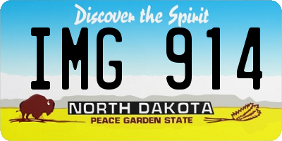 ND license plate IMG914