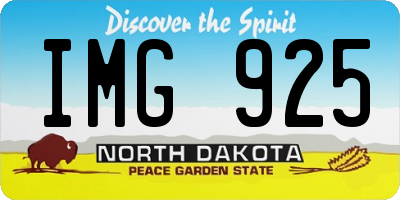 ND license plate IMG925