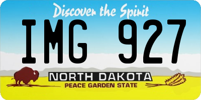 ND license plate IMG927
