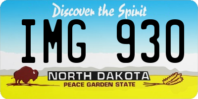 ND license plate IMG930