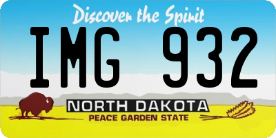 ND license plate IMG932