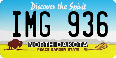 ND license plate IMG936