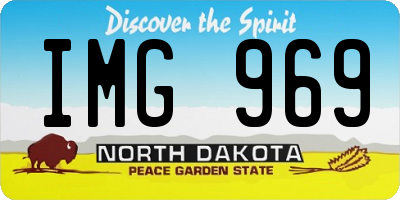 ND license plate IMG969