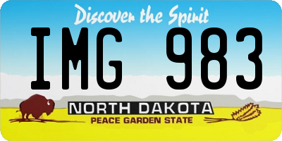 ND license plate IMG983