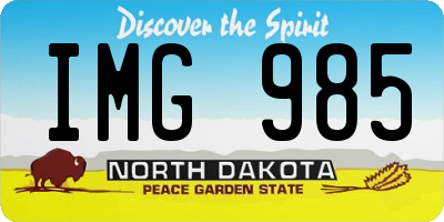 ND license plate IMG985