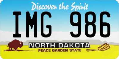 ND license plate IMG986
