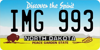ND license plate IMG993