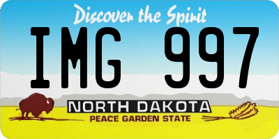 ND license plate IMG997