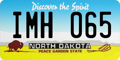 ND license plate IMH065
