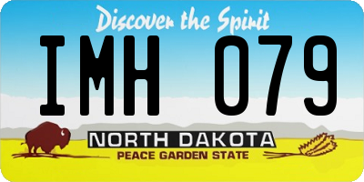 ND license plate IMH079