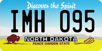ND license plate IMH095