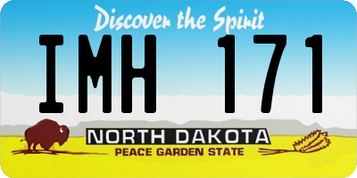 ND license plate IMH171