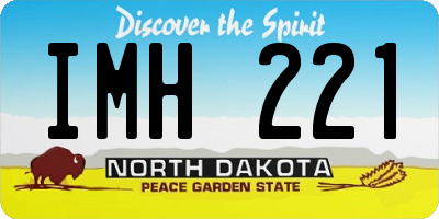 ND license plate IMH221