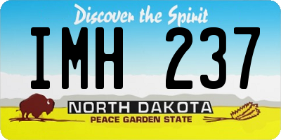 ND license plate IMH237