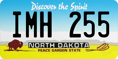 ND license plate IMH255