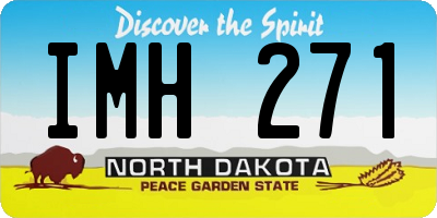 ND license plate IMH271